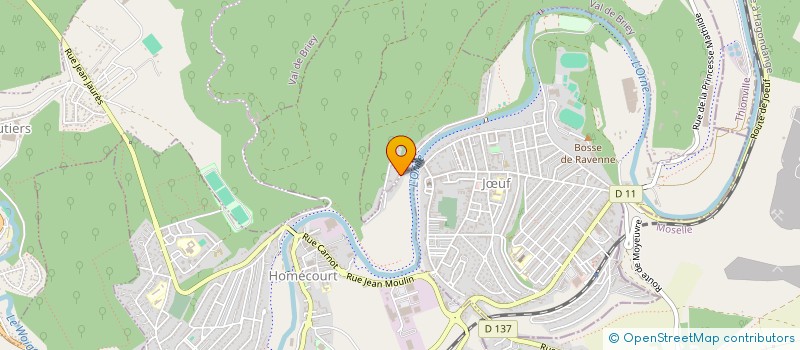 localisation de l'entreprise DECO CITY  JUF