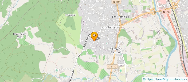 localisation de l'entreprise DECO COLOR  ALES