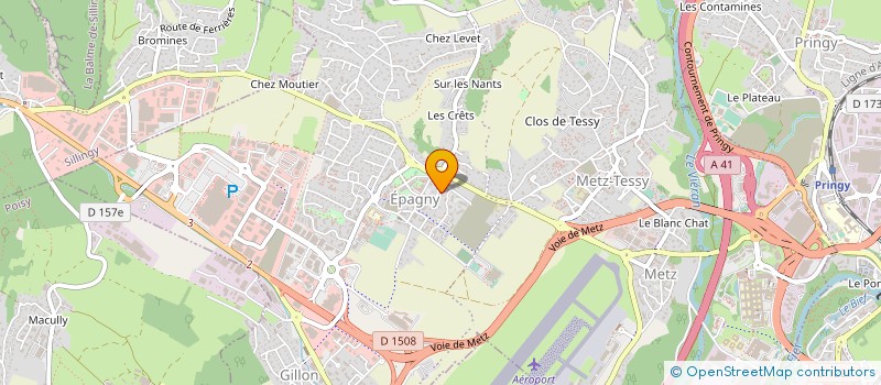 localisation de l'entreprise DECO COLOR 74  EPAGNY METZ-TESSY