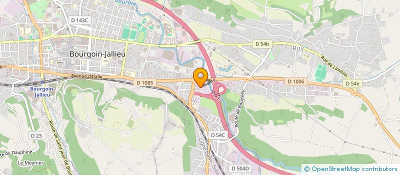 localisation de l'entreprise DECO CONCEPT à BOURGOIN-JALLIEU