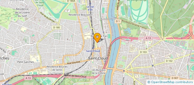 localisation de l'entreprise DECO CONCEPT à SAINT-CLOUD