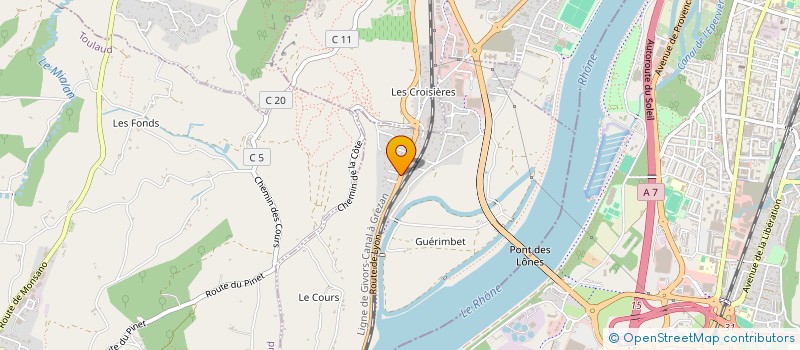 localisation de l'entreprise DECO CONCEPT  SOYONS