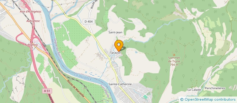 localisation de l'entreprise DECO CONCEPT LP  VOLONNE