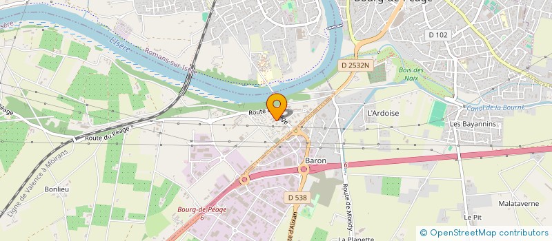 localisation de l'entreprise DECO CONSEIL ASSISTANCE à CHATEAUNEUF-SUR-ISERE
