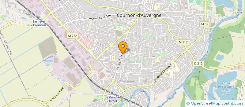 localisation de l'entreprise DECO CONSEILS  COURNON-D'AUVERGNE