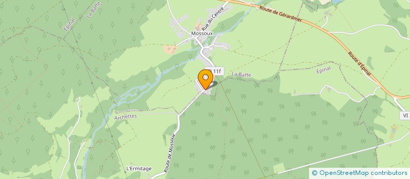 localisation de l'entreprise DECO-CREATION  LA BAFFE