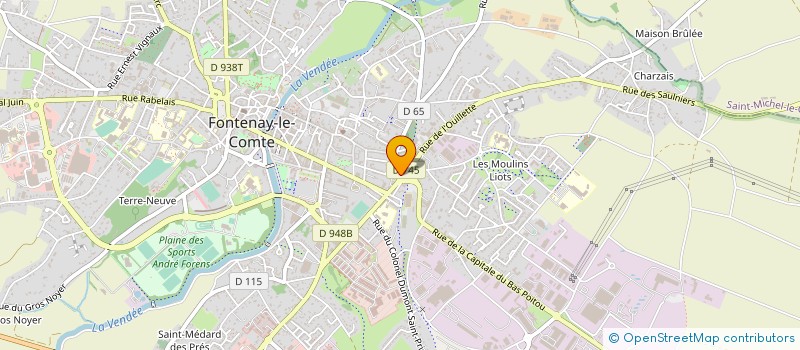 localisation de l'entreprise DECO CUISINES à FONTENAY-LE-COMTE