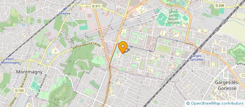 localisation de l'entreprise DECO D'ORIENT à SARCELLES
