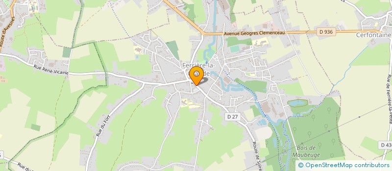 localisation de l'entreprise DECO DANS FER à FERRIERE-LA-GRANDE