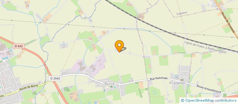 localisation de l'entreprise DECO DANS LE PRE  BORRE