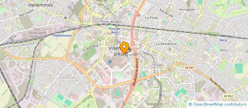 localisation de l'entreprise DECO DARI  VILLENEUVE-D'ASCQ