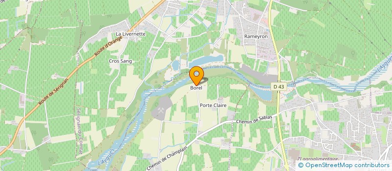 localisation de l'entreprise DECO DE R EVE à ORANGE