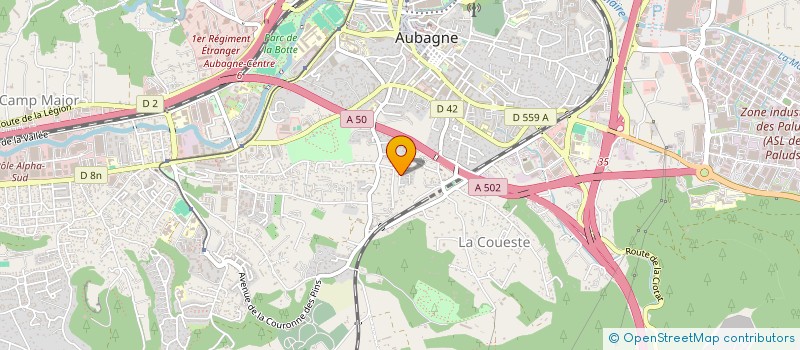 localisation de l'entreprise DECO DECOR à AUBAGNE