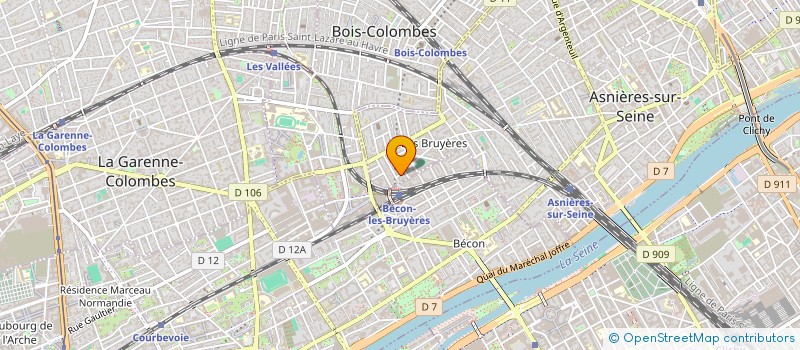 localisation de l'entreprise DECO-DELIGHTS  ASNIERES-SUR-SEINE