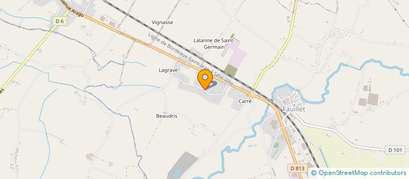 localisation de l'entreprise DECO DESIGN 47  FAUILLET