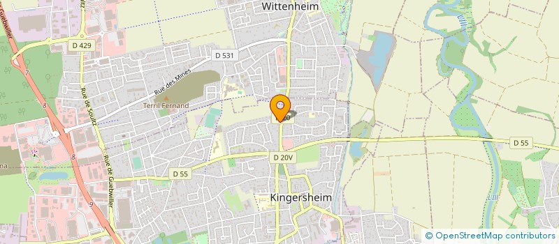 localisation de l'entreprise DECO DESIGN  KINGERSHEIM