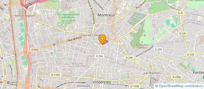 localisation de l'entreprise DECO DESIGN à MONTREUIL