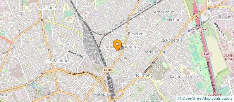 localisation de l'entreprise DECO DIFFUSION à TOULOUSE