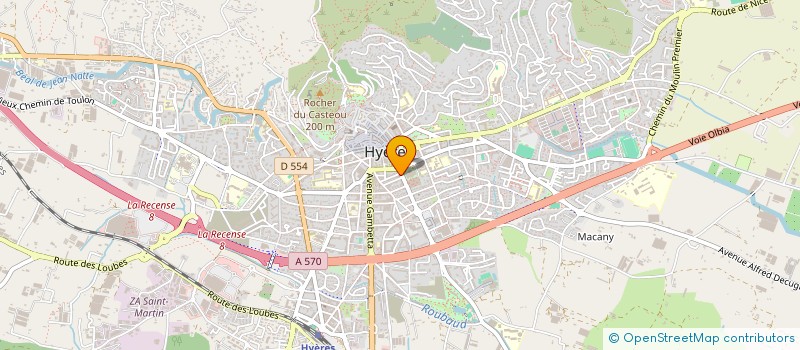 localisation de l'entreprise DECO DU MONDE à HYERES