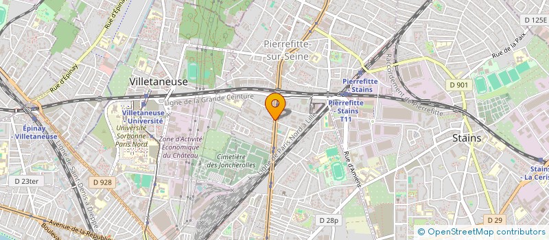 localisation de l'entreprise DECO DU MONDE à PIERREFITTE-SUR-SEINE
