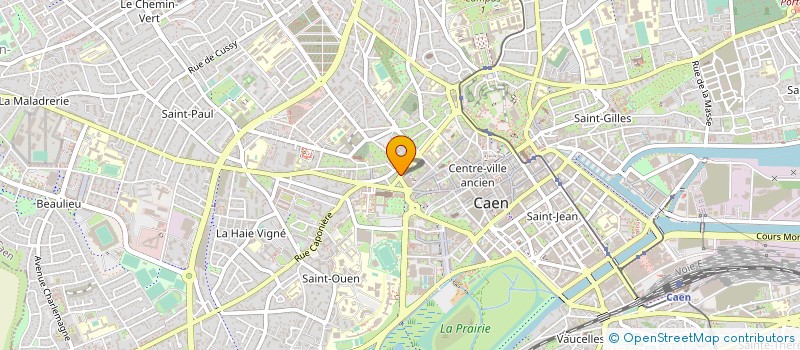 localisation de l'entreprise DECO EN SCENE à CAEN