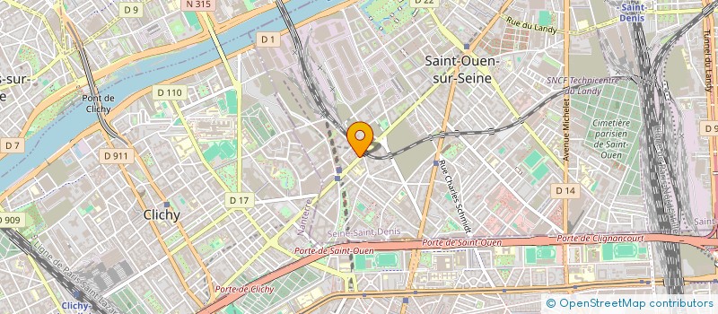 localisation de l'entreprise DECO EST SASU à SAINT-OUEN-SUR-SEINE