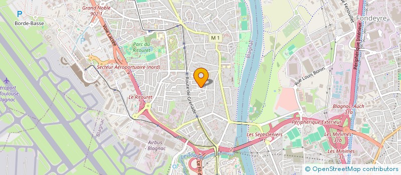 localisation de l'entreprise DECO ET BIEN HETRE à BLAGNAC