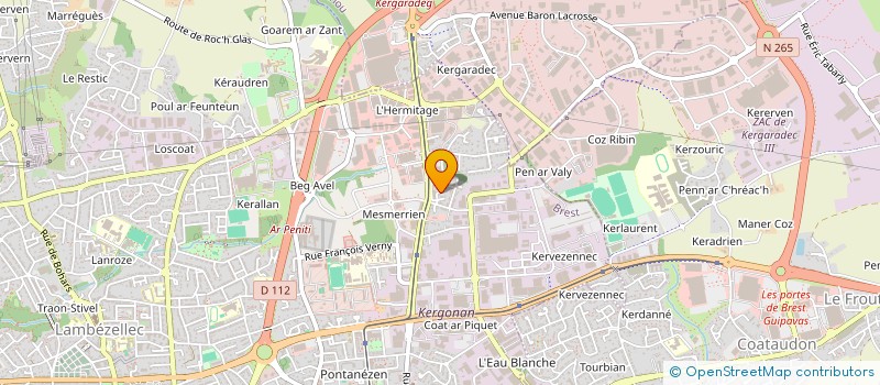 localisation de l'entreprise DECO ETANCHE à BREST