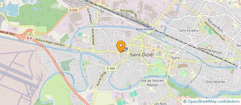 localisation de l'entreprise DECO F'NETRE à SAINT-DIZIER