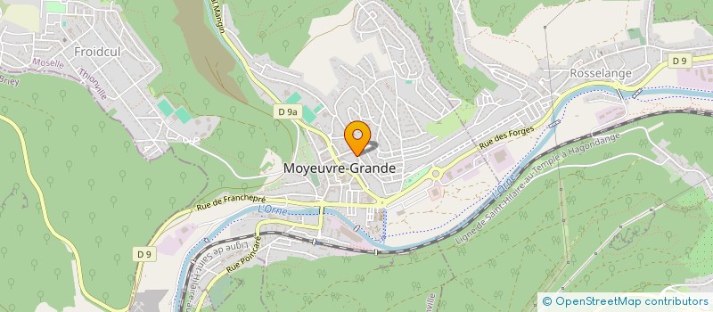 localisation de l'entreprise DECO FACADES 57  MOYEUVRE-GRANDE