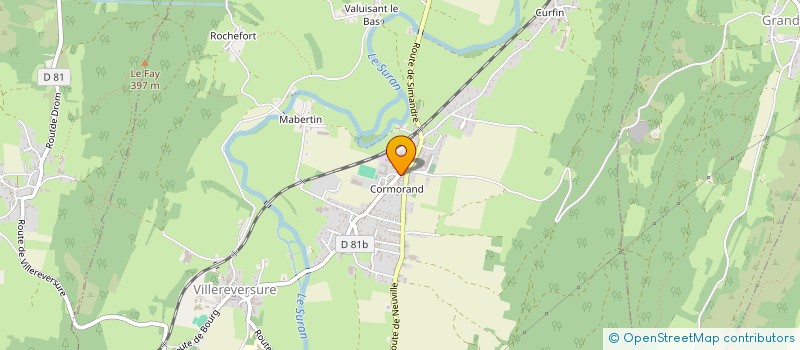 localisation de l'entreprise DECO FACADES DU REVERMONT  VILLEREVERSURE