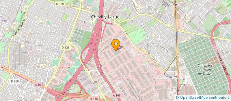 localisation de l'entreprise DECO FEUILLAGES à CHEVILLY-LARUE