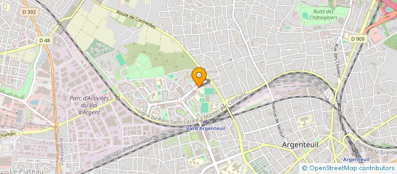 localisation de l'entreprise DECO FINITION  ARGENTEUIL