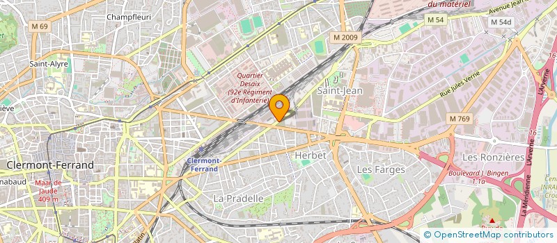 localisation de l'entreprise DECO FLAM  CLERMONT-FERRAND