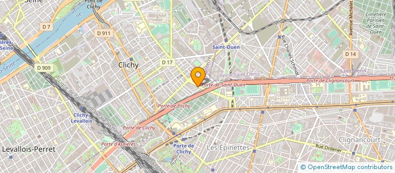 localisation de l'entreprise DECO FRANCE SARL à CLICHY