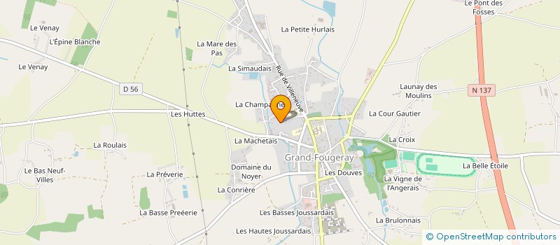 localisation de l'entreprise DECO-FULK  GRAND-FOUGERAY