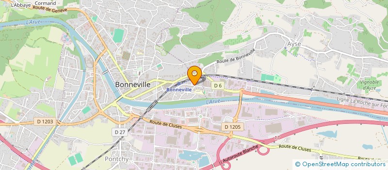 localisation de l'entreprise DECO FUTURE  BONNEVILLE