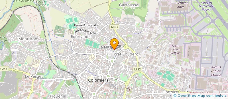 localisation de l'entreprise DECO GRANIT 31 à COLOMIERS