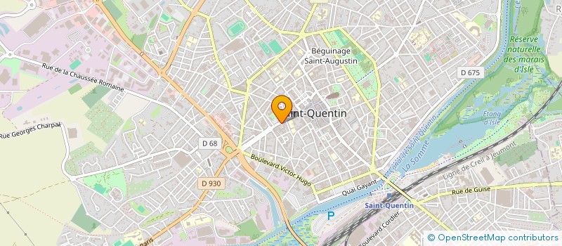 localisation de l'entreprise DECO INTERIEUR à SAINT-QUENTIN