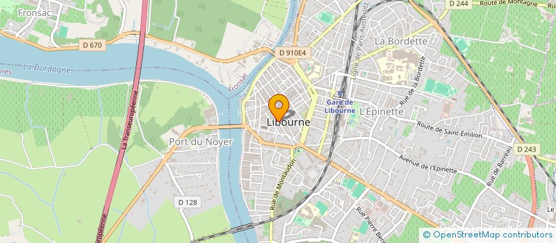 localisation de l'entreprise DECO L.C. à LIBOURNE