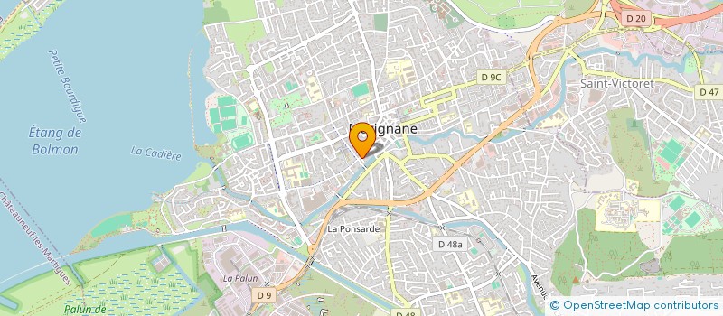 localisation de l'entreprise DECO LAURE à MARIGNANE