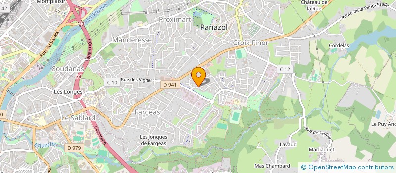 localisation de l'entreprise DECO LES MARTINES à PANAZOL