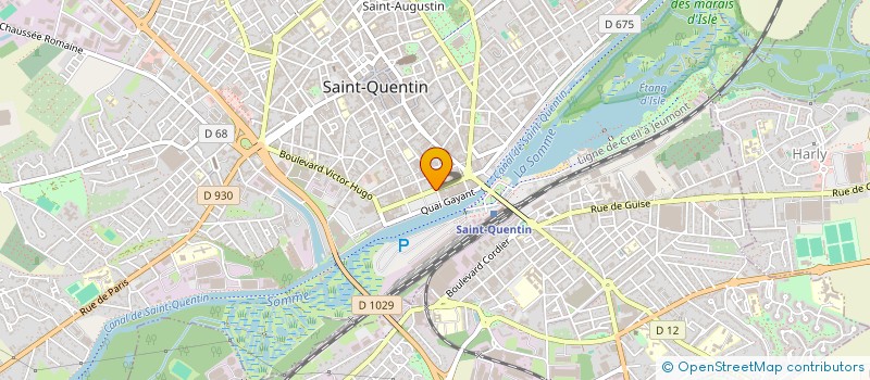 localisation de l'entreprise DECO LIBRE à SAINT-QUENTIN