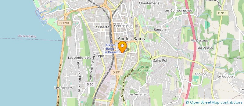 localisation de l'entreprise DECO LIGNE à AIX-LES-BAINS