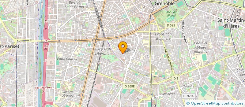 localisation de l'entreprise DECO LIND à GRENOBLE