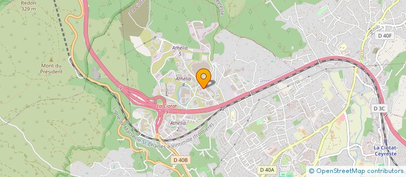 localisation de l'entreprise DECO'LOGIS CONCEPT  LA CIOTAT