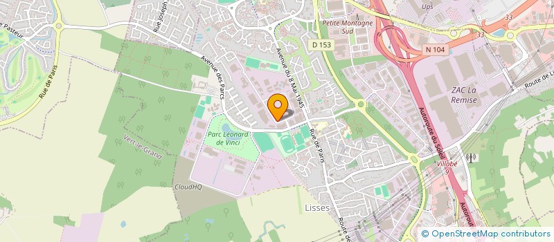 localisation de l'entreprise DECO M91  LISSES