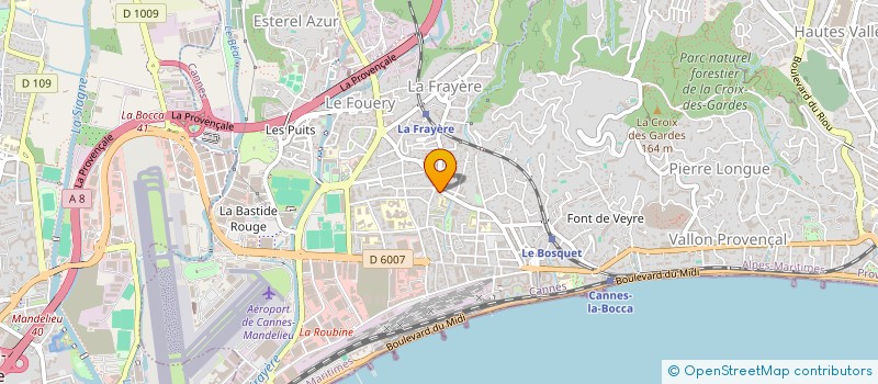 localisation de l'entreprise DECO MEUBLES à CANNES