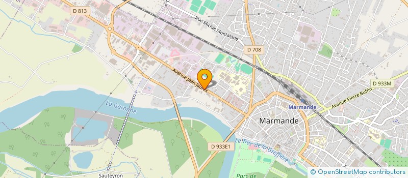 localisation de l'entreprise DECO MEUBLES à MARMANDE