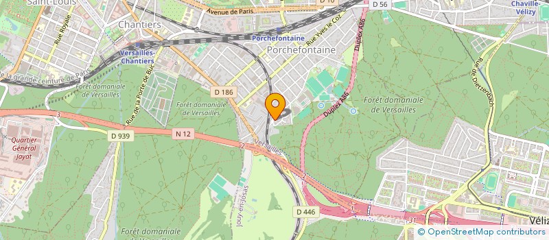 localisation de l'entreprise DECO MF à VERSAILLES